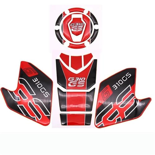 Autocollants antidérapants de réservoir moto BMW G310GS avec grip de genouillères intégré