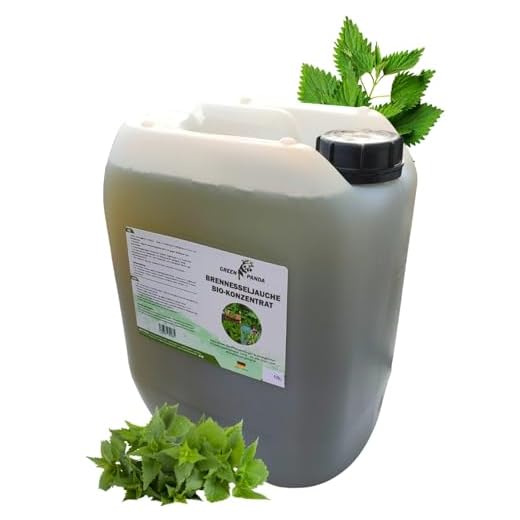 GreenPanda Brennesseljauche 10L - Gemüse-Biodünger flüssig - Pflanzen-Schädlingsbekämpfung Bio, Organischer-Dünger