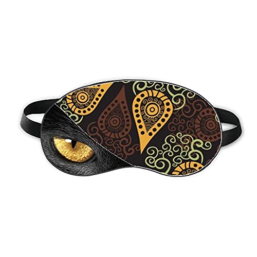 カラフルな大根布印刷リピートアート 休み目の遮光美容眼帯