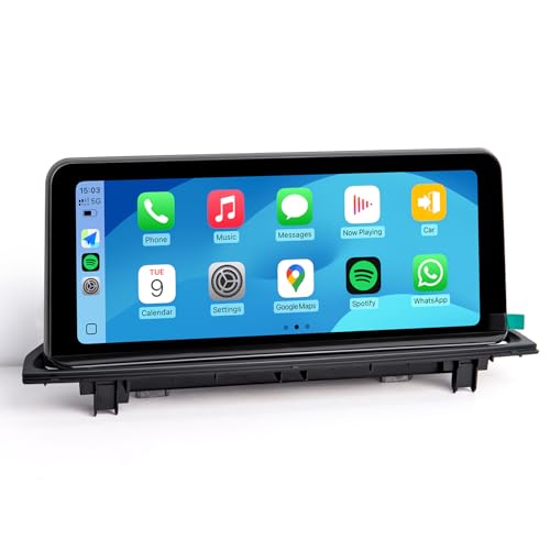 PEMP 10.25-inch 1920 x 720 Linux Screen for BMW 2016-2017 Model X1 F48 NBT, Supports Wireless CarPlay Android Auto Calls via Original Bluetooth Microphone