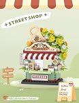 MEIEST 3 Mini City Shop Street View Building Blocks Model Set,Simulation Architecture Collection Particle Construction Building Bricks Toy,Home Decoration
