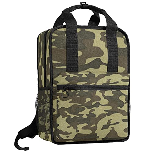 Sac à dos pour garçons à bretelles réglables motif camouflage robuste