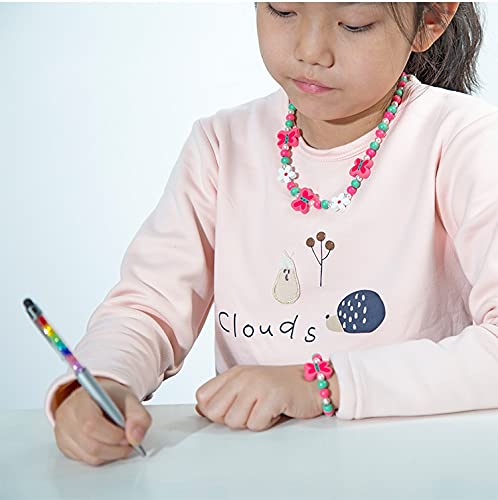 El Regalo Kids/Toddlers/Girls Wooden Beads Handmade Necklace & Bracelet Jewelry Sets (1 Necklace & 1 Bracelet) : Kids Princess Jewelry Set (Butterfly Kids Jewelry Set) 2