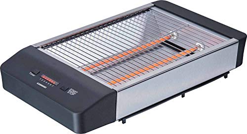 Flachtoaster Melissa 16140136 – Tischröster mit Timer und Edelstahl-Design