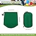uxcell 5.1x8.1x9.8 Stuff Sack, Nylon Water Resistant Portable Drawstring Dust Flap Bags Stuff Sack Ultralight Dry Bag for Camping Hiking Backpacking Traveling, Dark Green