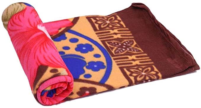 Arnav Fleece Single Bed Multicolor Floral Printed AC Polar Blanket - Set of 1