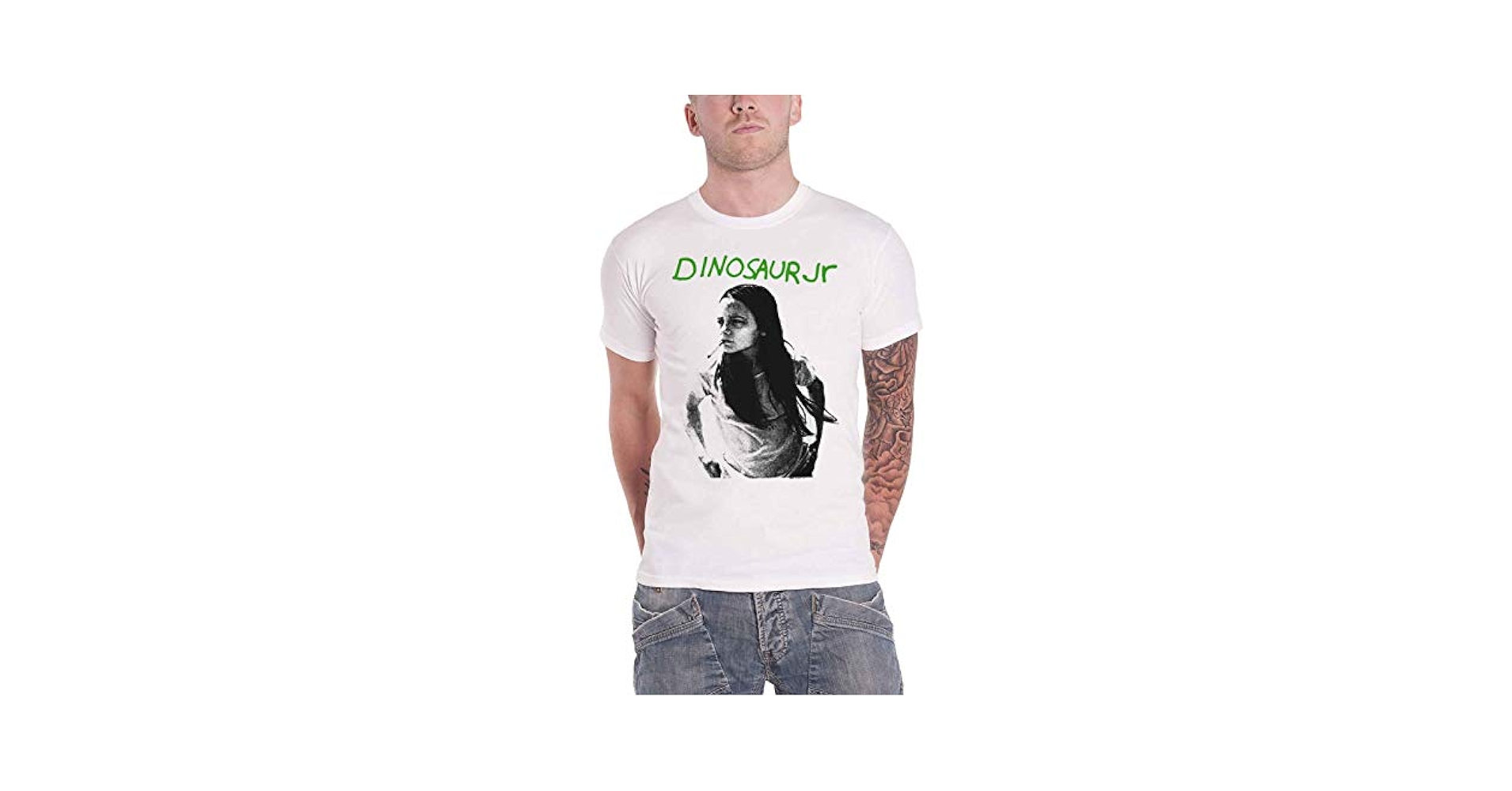 Dinosaur Jr T Shirt Green Mind Band Logo New Official Mens