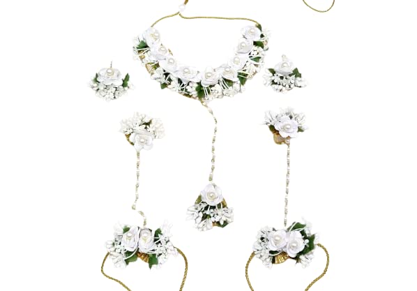 See full amazon price history chart for Jewellery/Flower Jewellery set for haldi/Gotta Patti necklaces,Earrings,bracelets & Maang teeka for women & girls(Mehandi/Haldi/Wedding/Bridal/Baby shower) Jewellery/Flower Jewellery set for haldi/Gotta Patti necklaces,Earrings,bracelets & Maang teeka for women & girls(Mehandi/Haldi/Wedding/Bridal/Baby shower) (B0BXX32QC1) Amazon Price History, Amazon Price Tracker