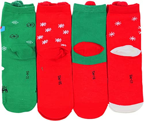 Image of ToBeInStyle Women's Pack of 6 or 12 Fashion Printed Crew Socks