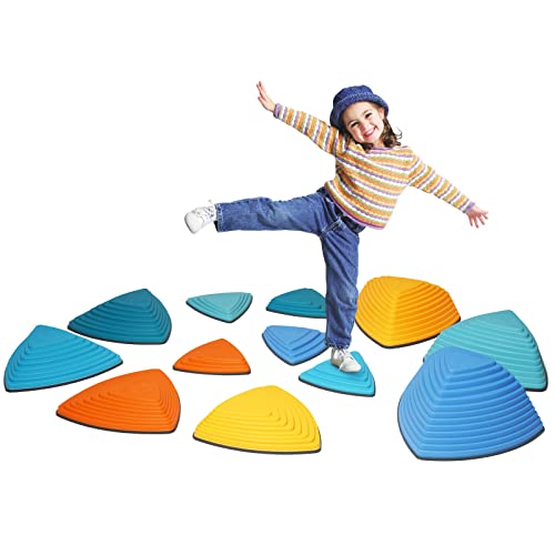 Arkyomi Balanciersteine für Kinder 12 Stück stapelsteine...