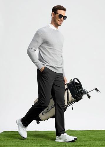Save on Pudolla Men's Golf Pants - Stretch, Quick Dry, Lightweight