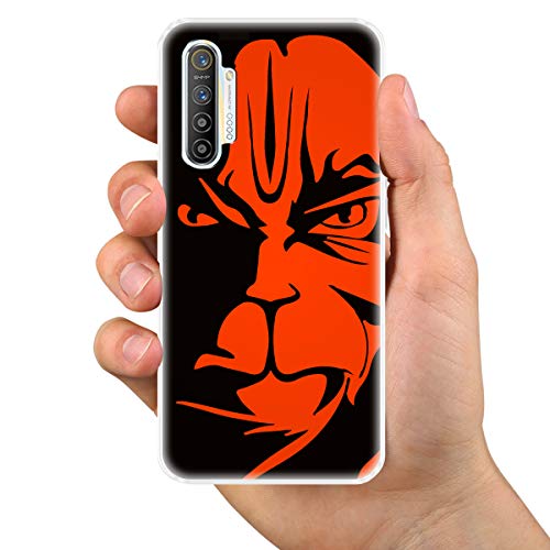 Image of Fashionury inchBAJRANG Bali Designer Printed Soft Silicone Back Case Cover for Realme XT /Realme Xt Back Cover