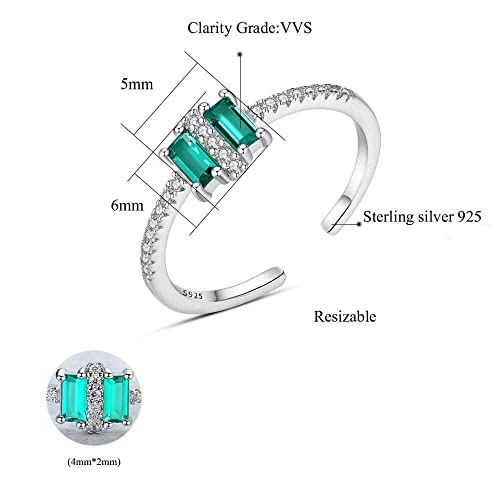 Image of Bling Queen Silver Rings for Women, Gemstone Rings, Adjustable Rings, Gift for Girlfriend, Ring for Girls, Anniversary Ring for Wife, Birthday Ring Gift, Dainty Rings, Ring Design for Women