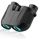 Ant Warrior Binocolo 10x25, Binocolo Professionale, con Prisma BaK4 e Lente FMC, Alta potenza Binocolos Compatto,per Birdwatching, Escursionismo, Caccia, Visite, Teatro