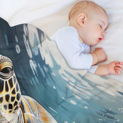 Manta de tortuga mullida y manta de sofá muy cálida para el invierno 5