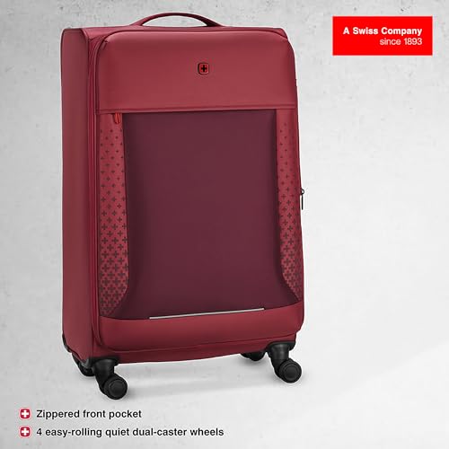 Image of WENGER, Veric Medium Softside Case, Salsa, 66 Liters, Swiss Designed-Blend of Style & Function, 612317-X1