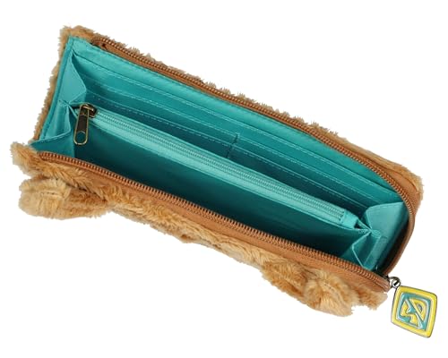 Scooby Doo! Cartoon 3-D Ears Fuzzy Scooby Quarter Zip Travel Wallet2