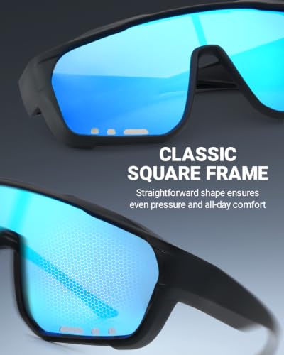 Image of Meeloog Polarized Fit Over Sunglasses, UV400 For Driving Cycling Fishing