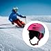 FytStycale Ski Helmet Skiing Accessories Better Cushioning Comfortable Sports Helmet Skateboard Helmet for Outdoor Sports Snowboard Men, Purple