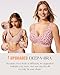 LetsJoli Womens Bras No Underwire Jelly Seamless Full Coverage Supportive Bras for Older Women Plus Size Fashion 2026(Leopard Pink 40B)