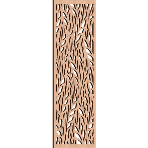 Image of Ortonville Decorative Pierced Fretwork Wood Wall Panels, 11 3 /8 inchW x 29 3 /8 inchH x 1 /4 inchT, Alder