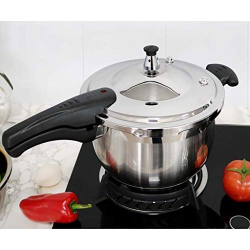 ZHJOPP Pressure Cooker, Thick Stainless Steel with Lid Aluminum Non-stick Soup Pot, Household Gas Pressure Cooker - Image 5