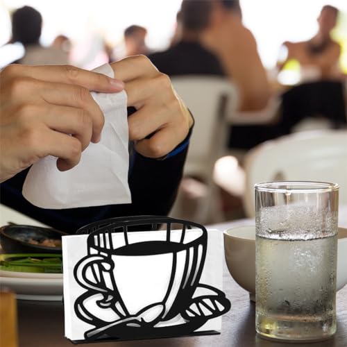 Paper Napkin Holder Metal Napkins Dispenser Vertical Table Napkin Organizer for Home Kitchen Restaurants - Cosy Home Interiors Paper Napkin Holder Metal Napkins Dispenser Vertical Table Napkin Organizer for Home Kitchen Restaurants - Image 3