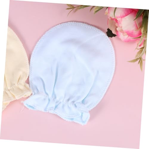 FRCOLOR Newborn Mittens for Boys Girls Soft Cotton Gloves Scratch Mittens Non-slip Design for Preemie4