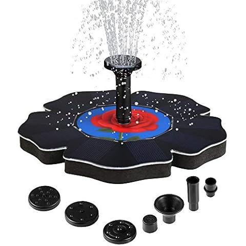 TOOLSTAR Solar Bird Bath Fountain Pump Kit Cover