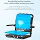 Ultraleichter Transportrollstuhl klappbar für Senioren, Faltbarer Rollstuhl Mit Teleskopstiel und Reisetasche Aluminium Transit Rollstuhl für Erwachsene Indoor outdoor Reiserollstuhl Sitzfläche 47 cm