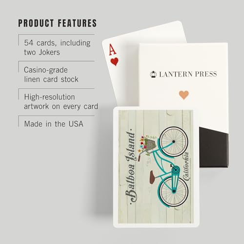 Baraja de Poker Lantern Press Balboa Island 52 cartas miniatura 3