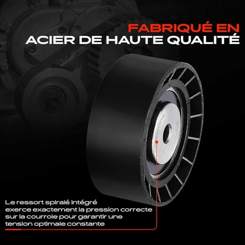 Tendeur de courroie essence compatible BMW E36 E46 Touring E39 E60 X3 E83 oem 11281748131