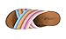 Corkys Footwear The Peace Out 2.5-Inch Woven Strap Wedge - Trendy and Chic Strap Design, Comfortable, Lightweight, and Durable Summer Wedges for Versatile Fashion - Multi - Size 10