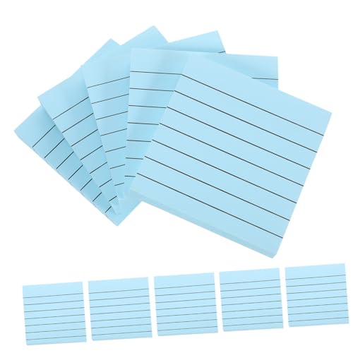 20 blocs-notes portables adhésifs bleu pour étiquettes et notes