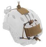 ycahowa Bolsa Contrapeso For Batería Casco Táctico Airsoft PVS31 Sistema Retención Batería Bolsa For Cascos Tácticos Adaptados A Múltiples Usos Bolsa For Batería Casco Táctico(BKD)