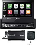 Pioneer AVH-3500NEX 7" Single Din DVD Receiver CarPlay Built in Bluetooth Bundled with + (1) SiriusXM Satellite Radio Tuner SXV300v1