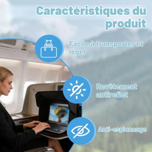 UMCHU 1 Pièce Pare-Soleil léger pour Ordinateur, pour Travail et études – vue 4