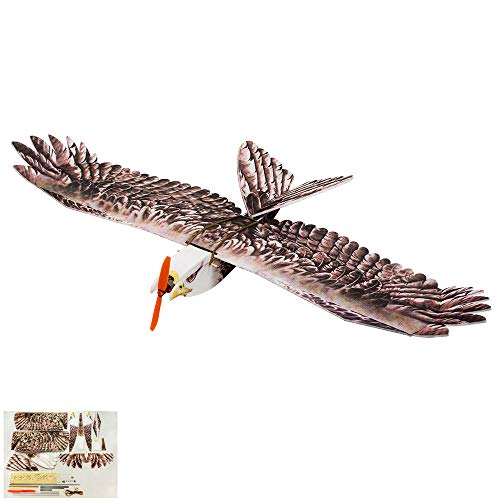 Upgrade EPP RC Airplane Biomimetic Eagle Glider Plane, Wingspan 1.4M Slow RC Planes Foam Kit to Build, DIY Flying RC Aeroplane for Adults (KIT Only, Not Including Radio Control and Power System))