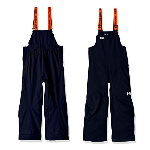 Helly Hansen Kids' Big Rider 2 Insulated Waterproof Windproof Breathable Bib Ski Pants, 597 Navy, 10 #TOP3