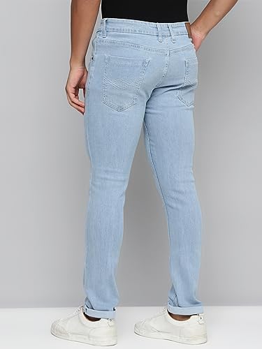 Image of Allen Cooper Relaxed Comfortable Mid Rise Denim Jeans for Men