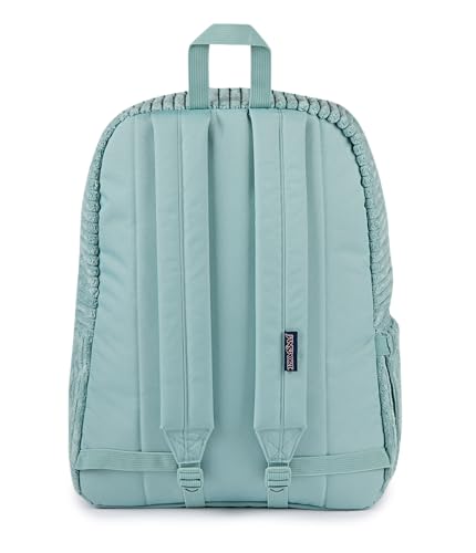 Image of JanSport Superbreak Plus FX Backpack - Work, Travel, or Laptop Bag with Water Bottle Pocket - Surreal Corduroy Sage