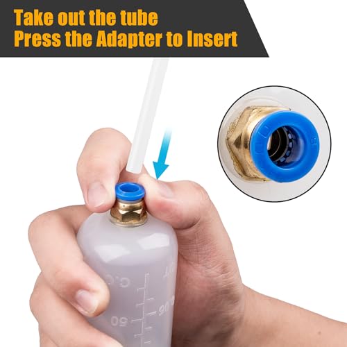 Esakoya Bomba extrator de fluido, seringa de troca de óleo com mangueira, extrator de fluido manual/