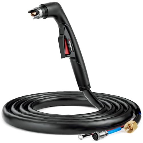 ARCCAPTAIN Plasma Cutting Torch, IPT60 Plasma Torch 10FT Cable Plasma Cutting Gun for 50A Pilot Arc...