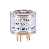 JEMOSA Convert Tube Socket Tube 5687 (Top) TO 6N6 E88CC ECC88 6922 6N2 (bottom)...