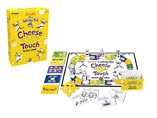 Diary of a Wimpy Kid Cheese Touch Game - Race to The Finish While Learning About Your Friends by Pressman