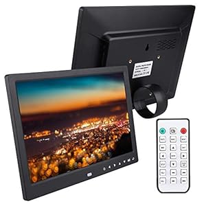 Diyeeni 12 Zoll HD Digitaler Bilderrahmen Schwarz
