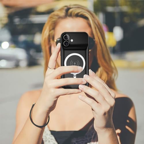 Yingykj S2 Battery Case For Iphone 16, Upgraded 10000Mah Battery Pack Rechargeable Charger Case Support Carplay thumb #6