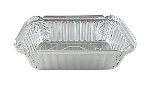 Handi-Foil 1 1/2 lb. Oblong"Deep" Take-Out Food Storage Container w/Dome Lid (Pack of 100)