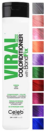 CELEB LUXURY ACONDICIONADOR+COLOR 244ML (GREEN-VERDE)