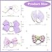zaabaazina 20pcs Purple Dog Hair Bows for Small Dogs - Yorkie Puppy Hair Accessories with Rubber Bands, Cute Bowknot Hair Clips for Pet Grooming, Handmade Girly Dog Bows Mix Styles